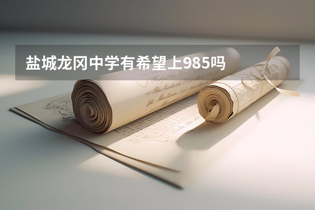 盐城龙冈中学有希望上985吗