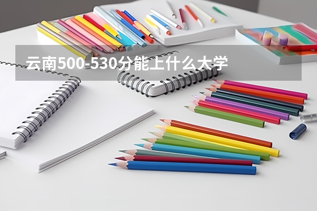 云南500-530分能上什么大学