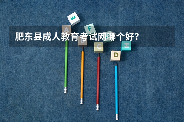 肥东县成人教育考试网哪个好?