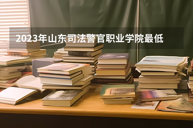 2023年山东司法警官职业学院最低录取分数 山东往年录取分数是多少