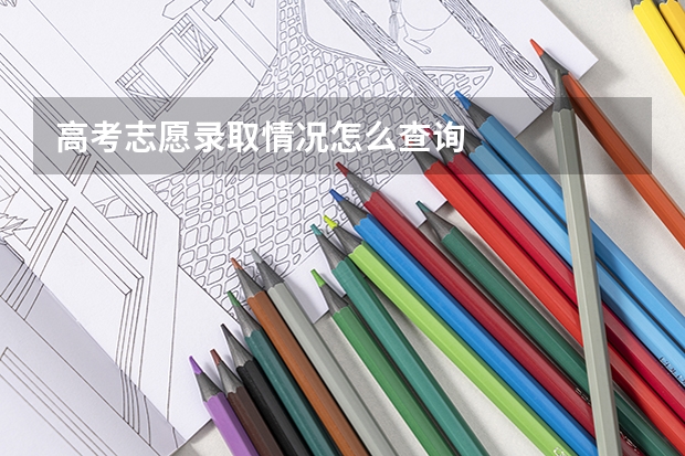 高考志愿录取情况怎么查询