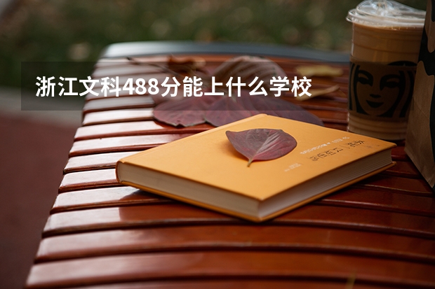 浙江文科488分能上什么学校
