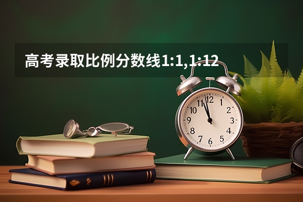 高考录取比例分数线1:1,1:1.2是什么意思?