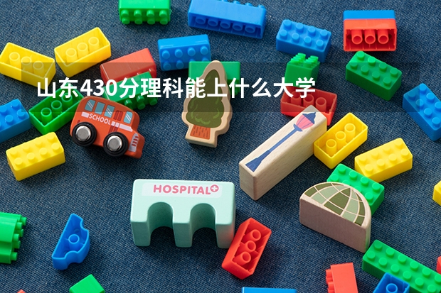 山东430分理科能上什么大学