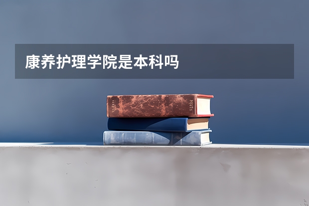 康养护理学院是本科吗
