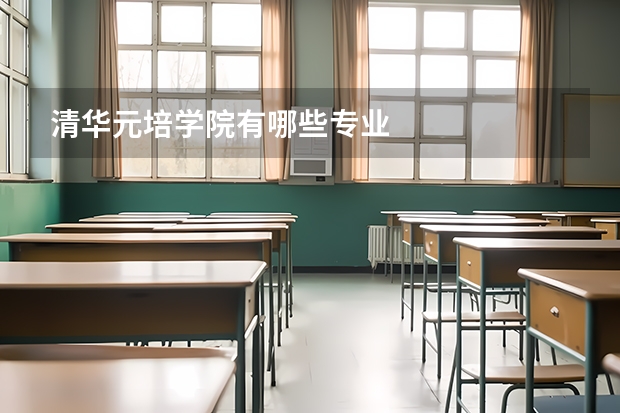 清华元培学院有哪些专业