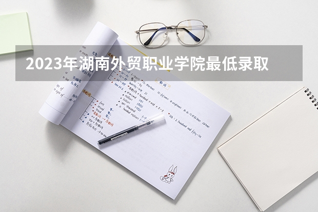 2023年湖南外贸职业学院最低录取分数 湖南往年录取分数是多少