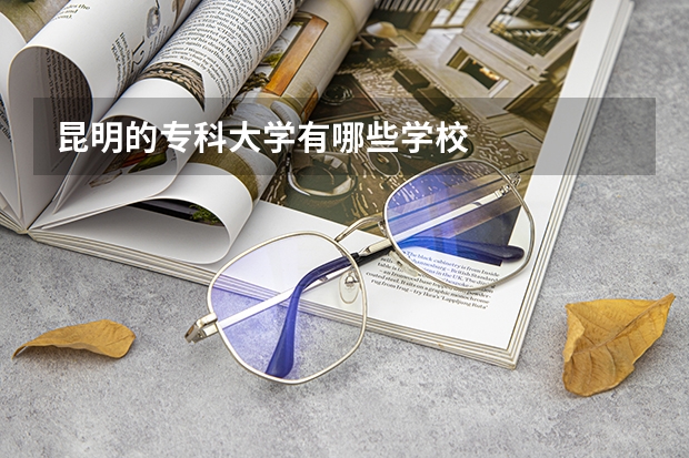 昆明的专科大学有哪些学校