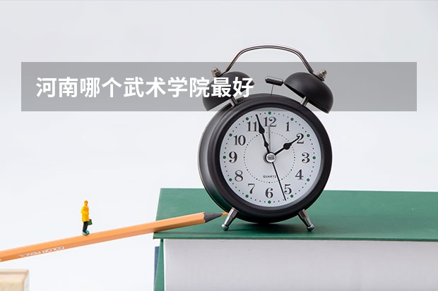 河南哪个武术学院最好