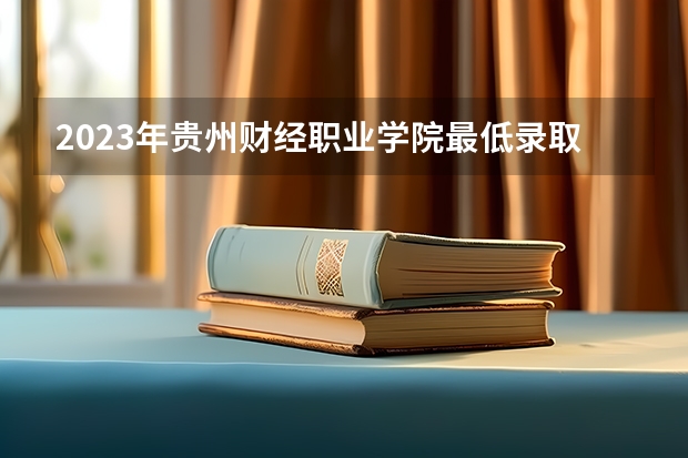 2023年贵州财经职业学院最低录取分数 贵州往年录取分数是多少